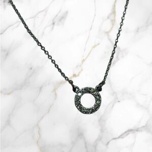 *5/$20or 3/$15* Delicate Thin Chain Gem Ring Pendant Necklace